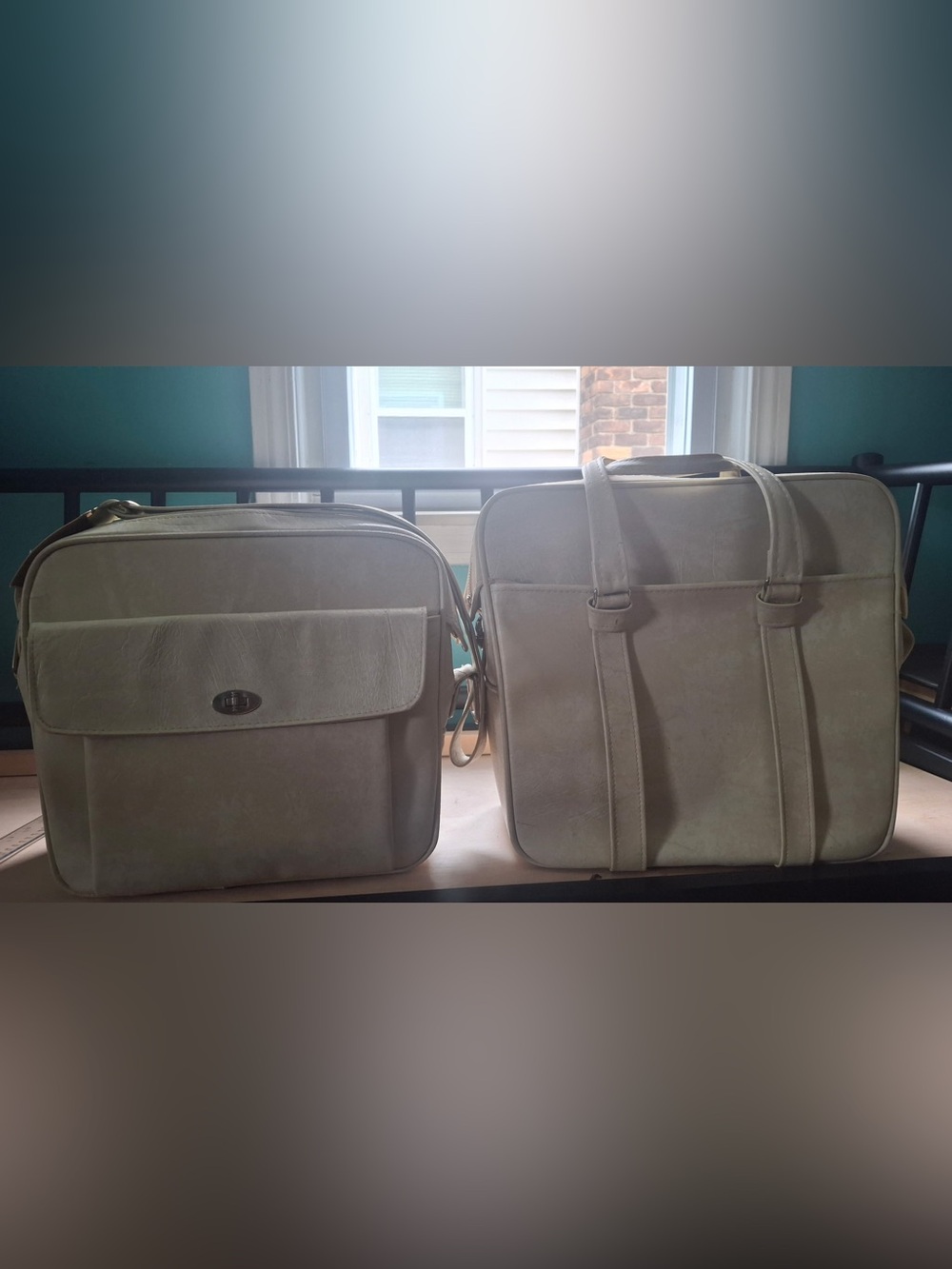 Vintage Samsonite Silhouette Handi Tote and Carry On Luggage Set